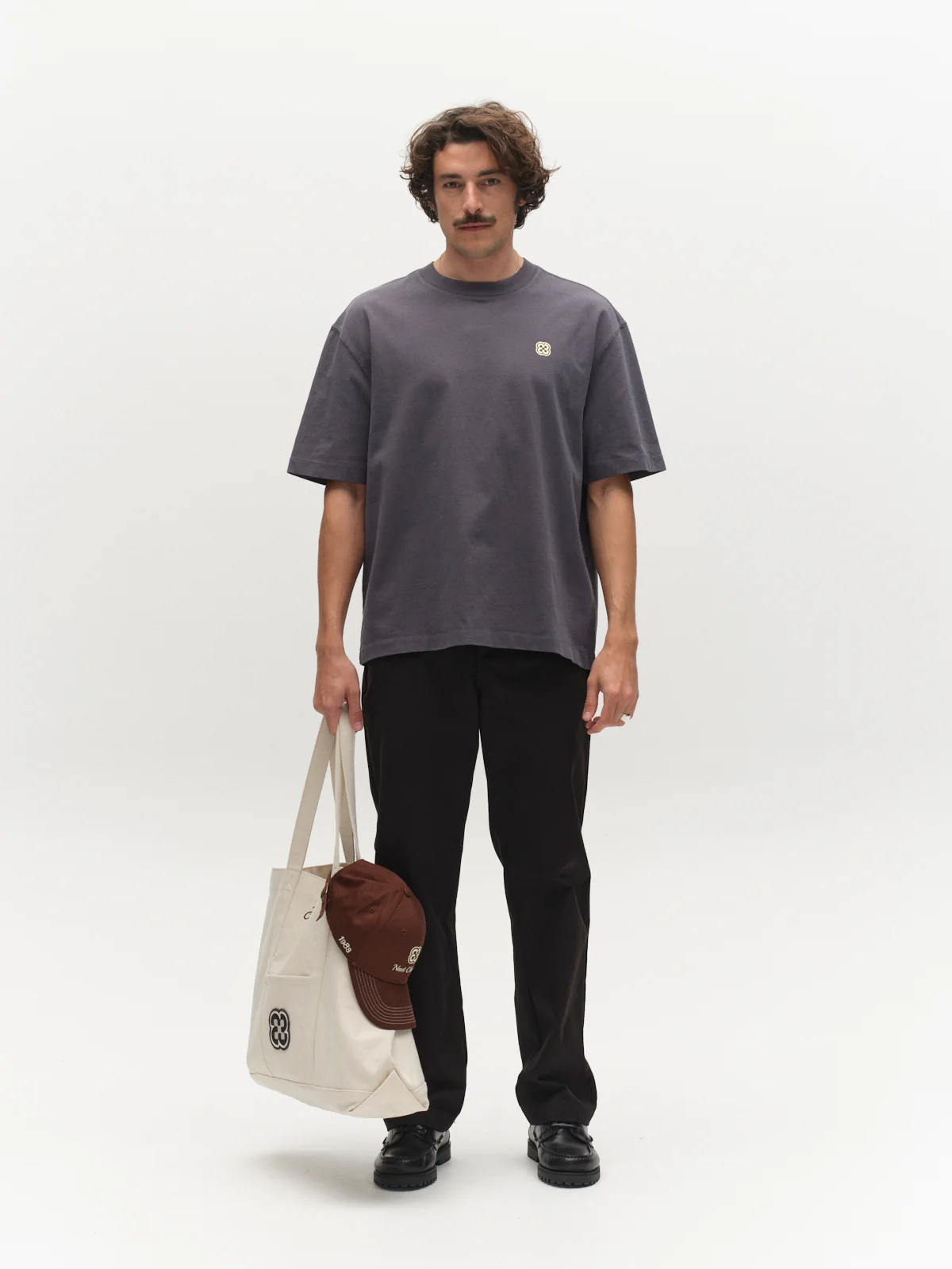 GABlegin Wix Chap Boxy Hour SS T-Shirt - Turbulence Blue - Image 4