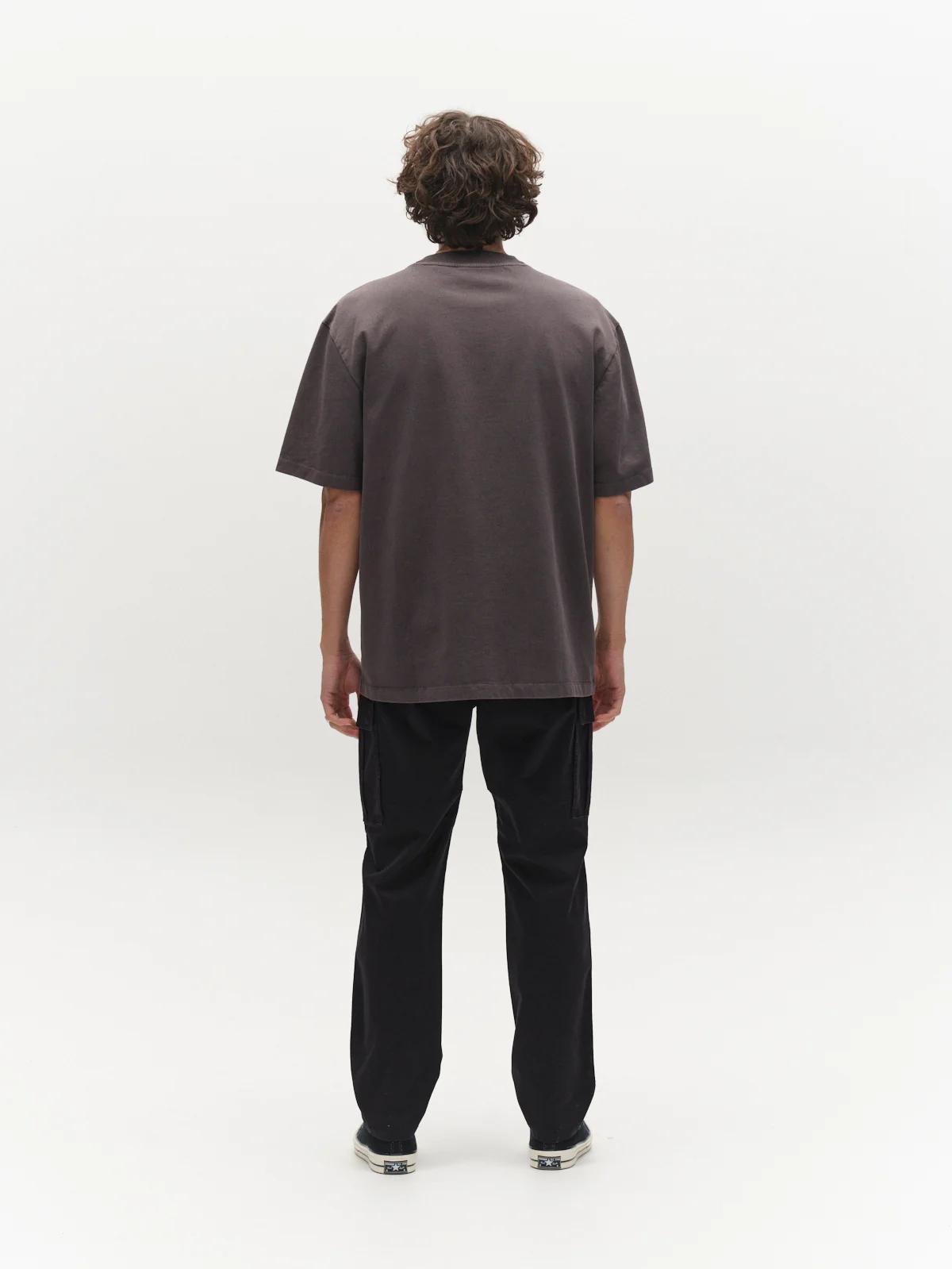 GABnigel Wix Pkt Boxy Hour SS T-Shirt - Dk. Grey - Image 4